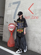 drape pocket bermuda pants