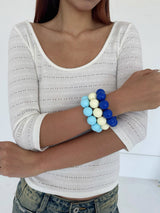 Color ball bold bangle(3color)