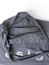 000Design Check Tie Bag / C Navy