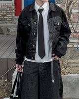 Duron Nylon Knit Trucker Jacket