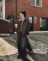 Honey Crack Leather Jacket