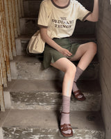 ラムーレタリング半袖Tシャツ