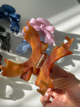 Arch ribbon hair clip (8color)