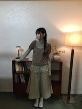 マフフリルTシャツ
