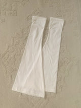 Donna Loose Fit Long Socks (White)