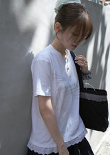  Bow sound T-shirts (white)