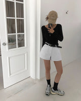 [BELLIDE MADE] Lapto Daily U-Neck T-Shirt