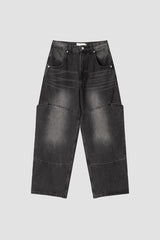 No.1459 hidden pocket denim PT (3color)