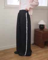 Sco Frill Lace Track Sweat Pants