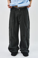Tracking Washed Cargo Pants (4color)