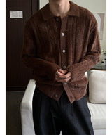 [F/W] Cable angora kara cardigan(6color)