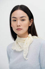 Embroidered Petit Arc Scarf_2colors