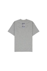 クラック ロゴセミ オーバーサイズフィット Tシャツ (MELANG GRAY)