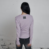 C 90S LINE BASIC LONG SLEEVE T-SHIRT_SMOKE PINK