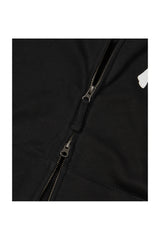 (BASE) NY CROSS HOOD ZIP UP (BLACK)
