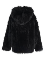 lisa faux fur hooded jacket (2color)