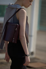 TRONCO BUCKET BAG BURGUNDY