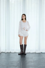 RASCHEL TIERED CARDIGAN JACKET