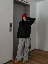 Ber Oversized Knitwear Hoodie