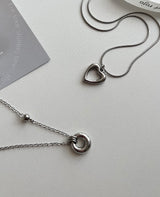 bbpo donut coin stainless steel ball bead necklace