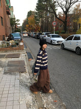 ヌディカーペンダースウェットパンツ