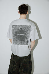 ヴィンテージペイズリーTシャツ (Ashed-gray)