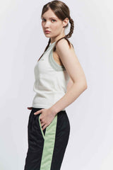 Layerd sleeveless ver.2 (White/Mint)
