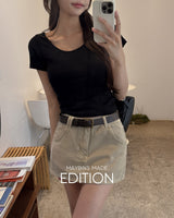 [MADE] Ed U-neck Short-sleeved T-shirt