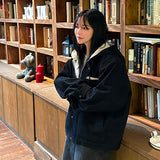 Cropped Color Boxy Hooded Jacket