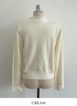 Coten Pearl Frill Knit Cardigan