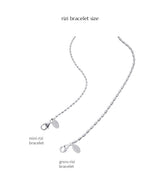 [925 silver] Huit.silver.58 / ミニリジブレスレット