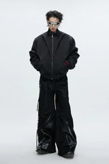Deconstructed Padded Bomber Jacket