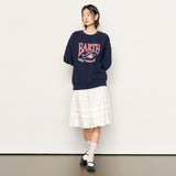 UNISEX EARTH グラフィックオーバースウェット[ネイビー]