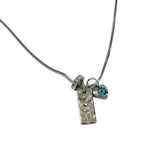 MADE blue stone necklace