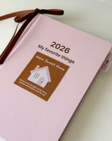 2026 My Favorite Things HOME SWEET HOME ハードカバーダイアリー