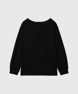 ボートネックルーズフィット グラフィックTシャツ