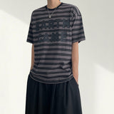 Game striped short-sleeve T-shirt (3 colors)