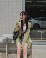 Chase Net Collar Cardigan
