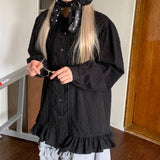 Bella Lace Blouse (black)