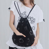 [FANCY X DUSTY] Zzz ダスティーサロンパジャマジムサック (BLACK) F25NM1019