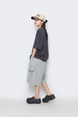 Double-Pocket Balloon Half Pants