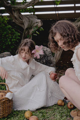 Carrot ribbon skirt_ivory