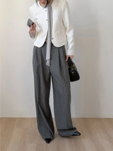Berlin Pintuck Wide Slacks 
