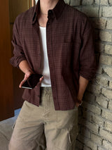 Mile cropped long-sleeve shirt