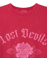 Flower Pigment Oversized Fit Short Sleeve