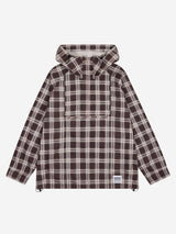 レギュラーチェックアノラック (BROWN)
