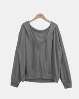 Milkong Hooded Long Sleeve T-Shirt