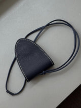 [Real Leather] Stitch Clip Sunglasses Holder