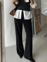 FATES Fit-Correcting Bootcut Slacks