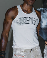 SAWASDEE GRAPHIC LOGO TANK TOP COTTON REGULAR FIT (1OF1 UNRELEASED)